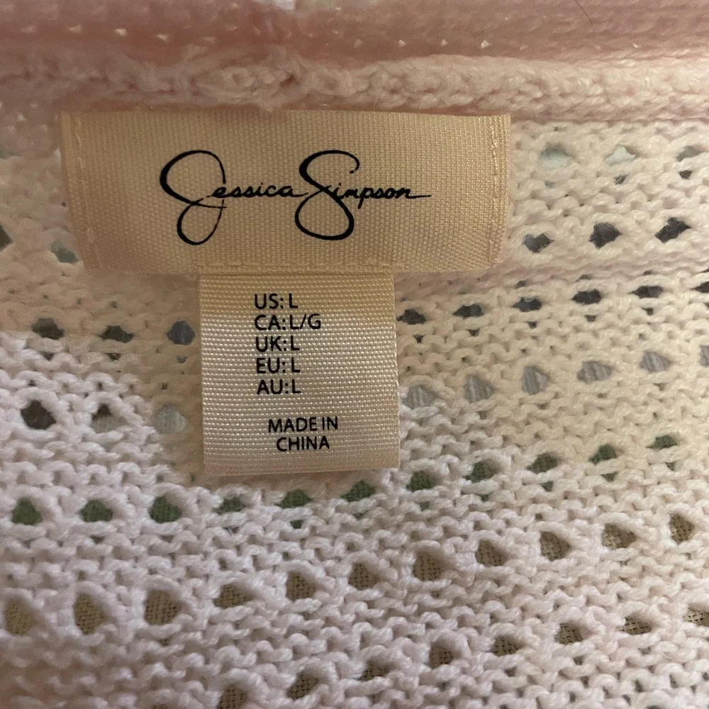 Pink summer knit cardigan - Picture 5 of 5